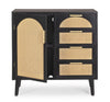 Bizzotto Credenza con 4 cassetti e 1 anta Josine Nero