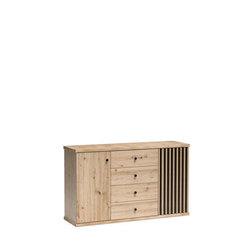 Halmar Credenza con 4 cassetti e 2 ante Cali Quercia
