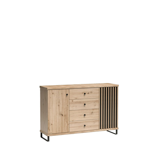 Halmar Credenza con 4 cassetti e 2 ante Cali Quercia