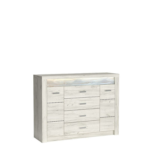 Halmar Credenza con 4 cassetti e 2 ante Indianapolis Quercia