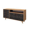 Asir Credenza con 4 cassetti e 2 ante Pagina Grigio