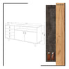 Asir Credenza con 4 cassetti e 2 ante Pagina Grigio
