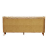 Asir Credenza con 4 cassetti e 2 ante Tiredu 2 Bianco