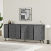 Asir Credenza con 6 ante Dune Antracite