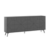 Asir Credenza con 6 ante Dune Antracite