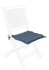 Bizzotto Cuscino da esterno Padded Square Blu