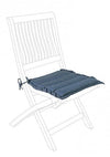 Bizzotto Cuscino da esterno Padded Square Blu