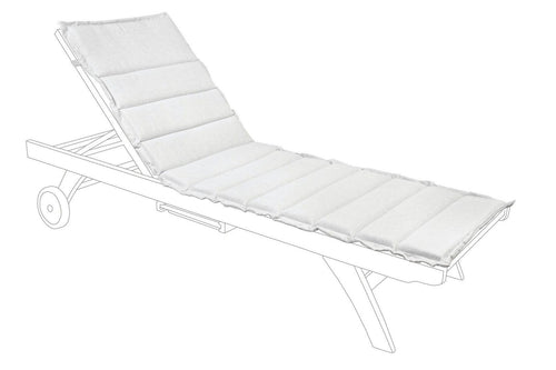 Bizzotto Cuscino da esterno per lettino Padded Grigio