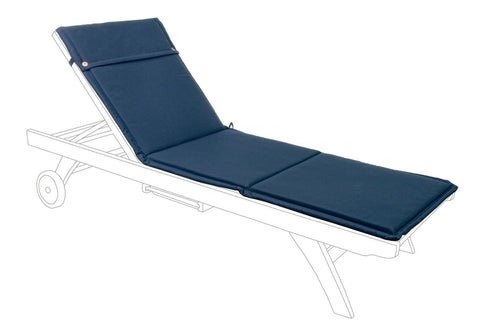 Bizzotto Cuscino da esterno per lettino Poly180 Blu