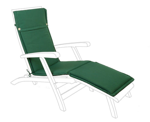Bizzotto Cuscino da esterno per lettino Poly180 Verde