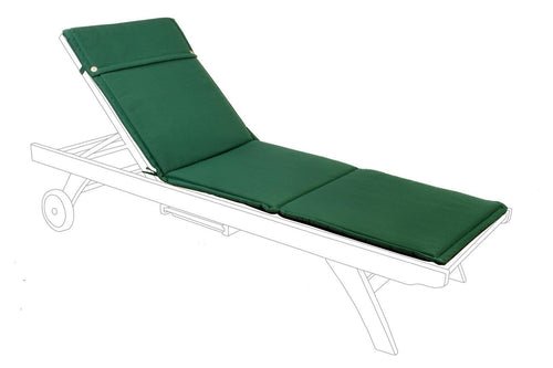 Bizzotto Cuscino da esterno per lettino Poly180 Verde
