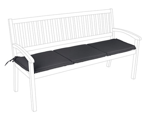 Bizzotto Cuscino da panchina 3S Antracite