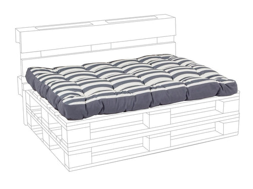 Bizzotto Cuscino da panchina Anthracite Antracite