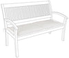 Bizzotto Cuscino da panchina Poly180 S2 Bianco