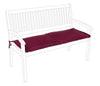 Bizzotto Cuscino da panchina Poly180 S2 Borgogna