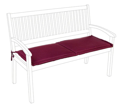 Bizzotto Cuscino da panchina Poly180 S2 Borgogna