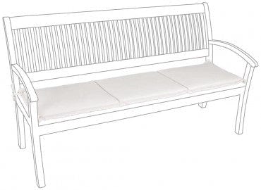 Bizzotto Cuscino da panchina Poly180 S3 Bianco