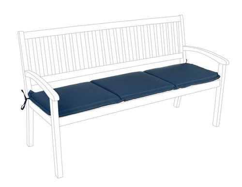 Bizzotto Cuscino da panchina Poly180 S3 Blu
