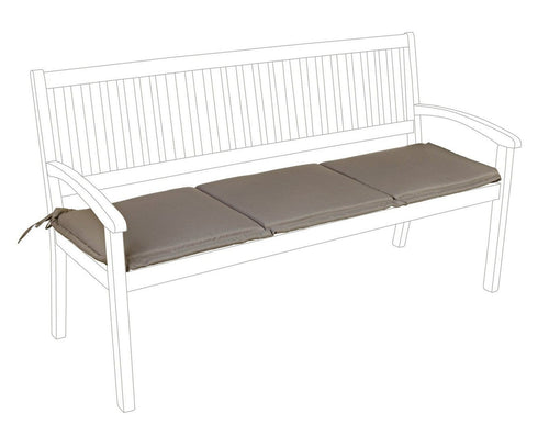 Bizzotto Cuscino da panchina Poly180 S3 Marrone