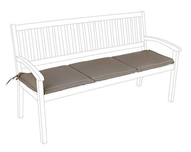 Bizzotto Cuscino da panchina Poly180 S3 Marrone