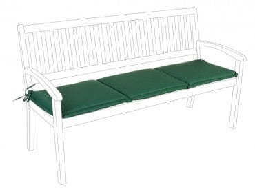 Bizzotto Cuscino da panchina Poly180 S3 Verde