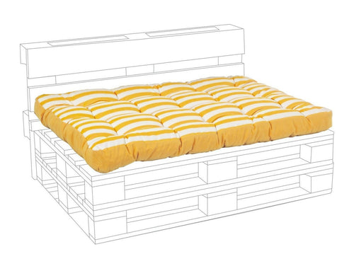 Bizzotto Cuscino da panchina Yellow Giallo