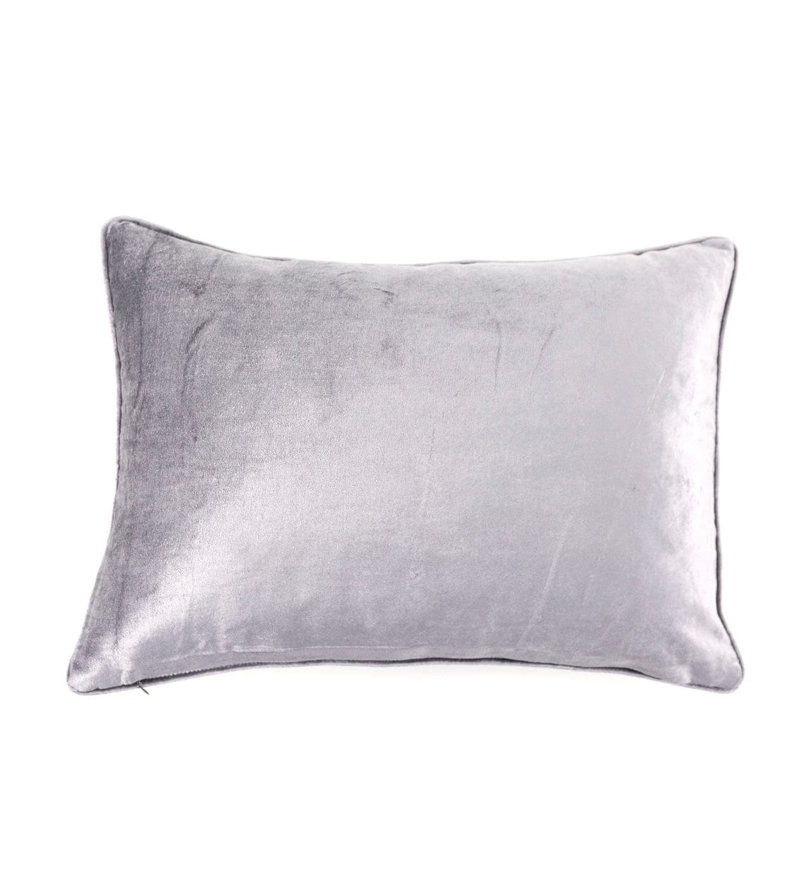 Moycor Cuscino decorative in tessuto sfoderabile Delhi Long Argento, 50 x 30 cm