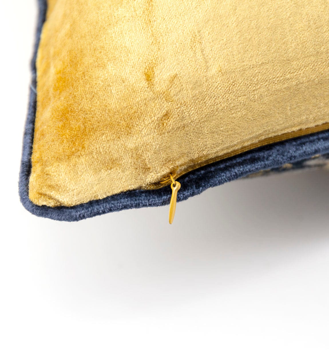 Moycor Cuscino decorative in tessuto sfoderabile Delhi Long Oro, 50 x 30 cm