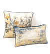 Moycor Cuscino decorative in tessuto sfoderabile Delhi Long Oro, 50 x 30 cm