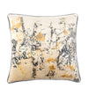 Moycor Cuscino decorative in tessuto sfoderabile Delhi Oro, 45 x 45 cm