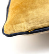 Moycor Cuscino decorative in tessuto sfoderabile Delhi Oro, 45 x 45 cm