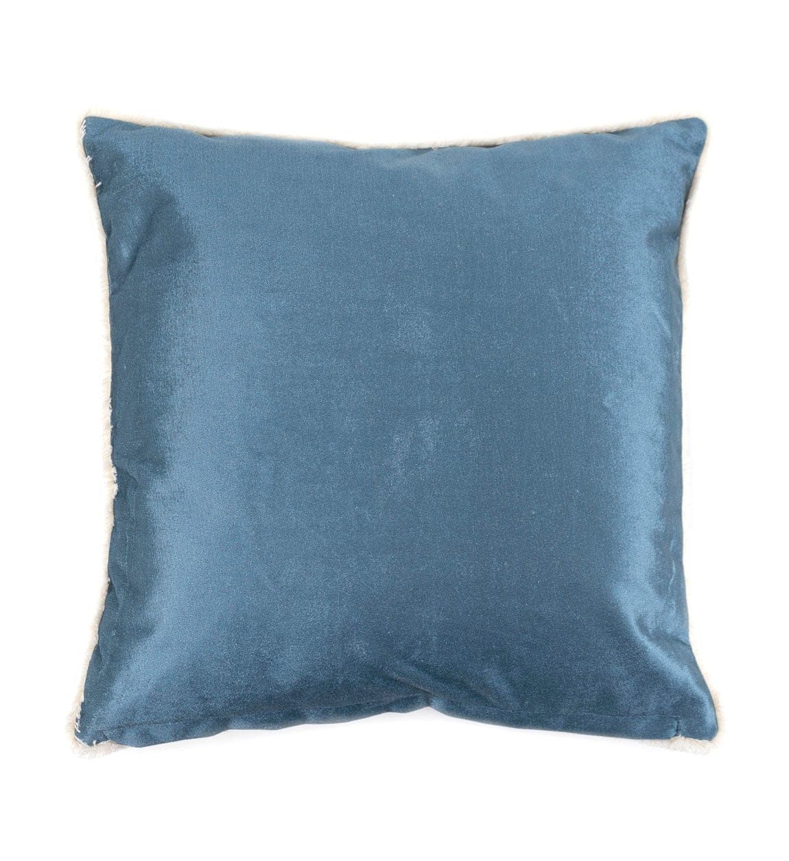 Moycor Cuscino decorative in tessuto sfoderabile Delhi Palm Trees Blu, 45 x 45 cm
