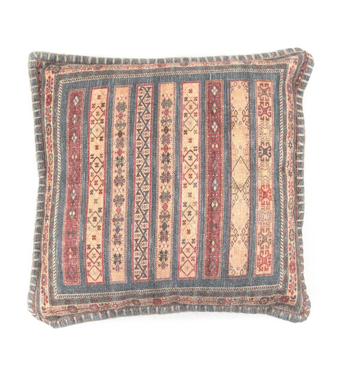 Moycor Cuscino decorative in tessuto sfoderabile Kenia Multicolore, 46 x 45 cm