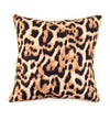 Moycor Cuscino decorative in tessuto sfoderabile Leopard Multicolore, 45 x 45 cm