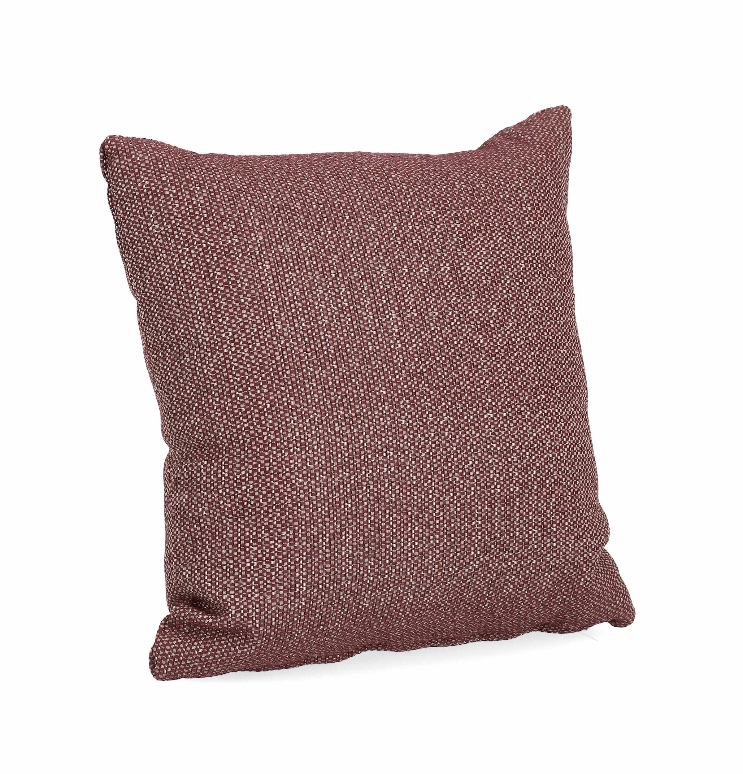 Bizzotto Cuscino decorative in tessuto sfoderabile Lina Borgogna