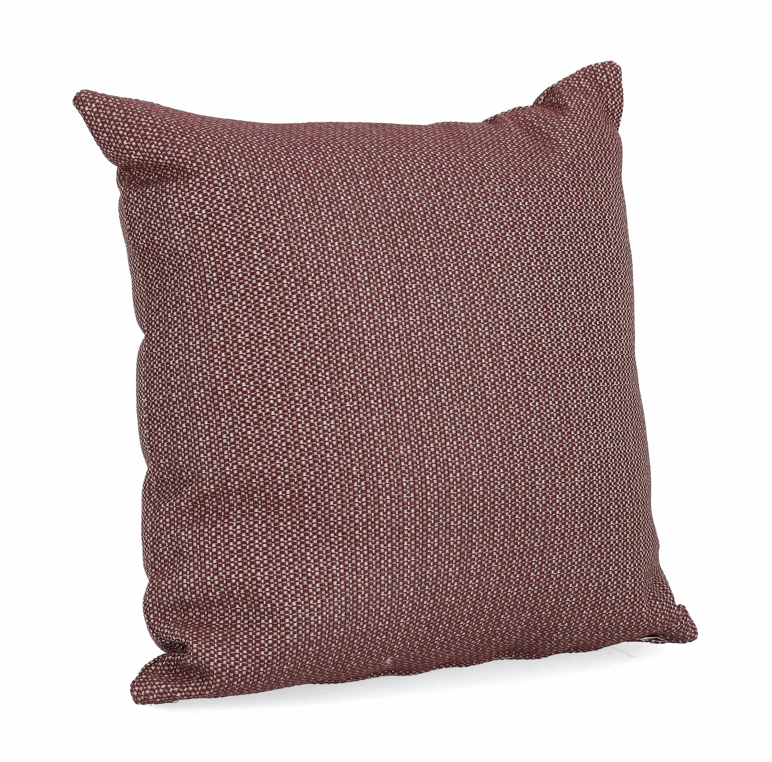 Bizzotto Cuscino decorative in tessuto sfoderabile Lina Borgogna