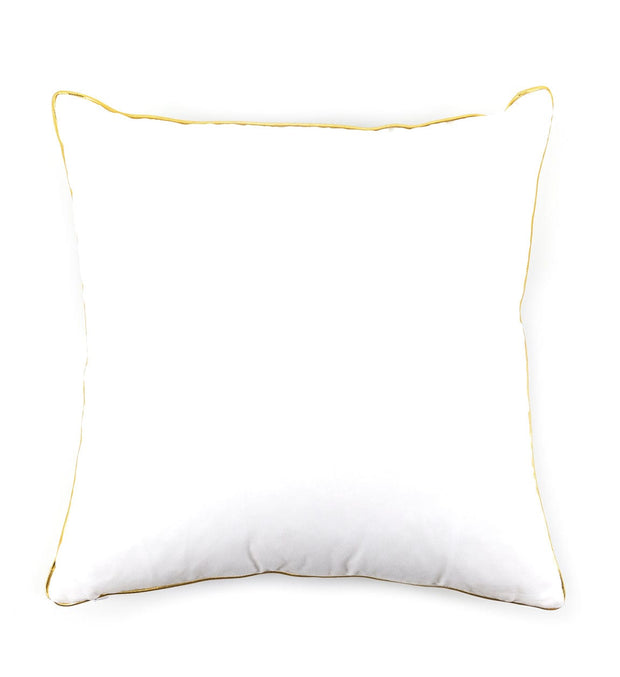 Moycor Cuscino decorative in tessuto sfoderabile Olivia Abstract 1 Oro, 45 x 45 cm