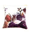 Cuscino decorative in tessuto sfoderabile Olivia Flowers Violetto, 45 x 45 cm