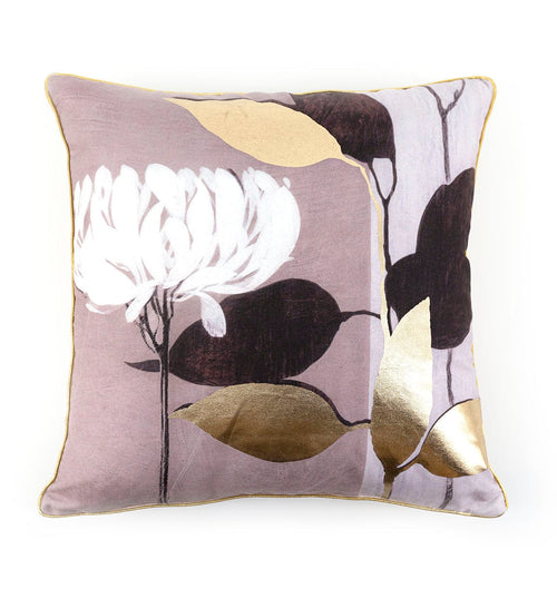 Moycor Cuscino decorative in tessuto sfoderabile Olivia Peony Multicolore, 45 x 45 cm