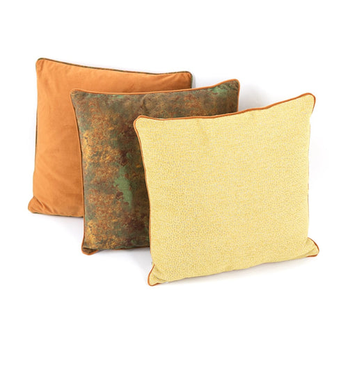 Moycor Cuscino decorative in tessuto sfoderabile Oscar Multicolour Arancia, 45 x 45 cm