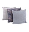 Moycor Cuscino decorative in tessuto sfoderabile Oscar Multicolour Grigio, 45 x 45 cm