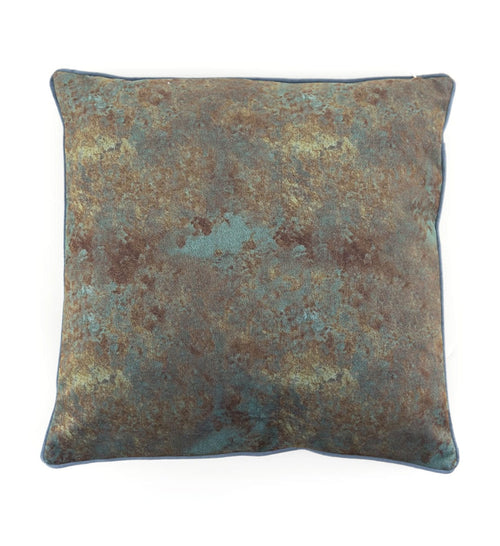 Moycor Cuscino decorative in tessuto sfoderabile Oscar Multicolour Turchese, 45 x 45 cm