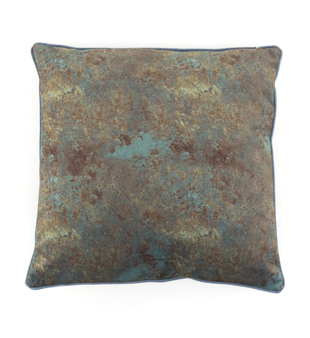 Moycor Cuscino decorative in tessuto sfoderabile Oscar Multicolour Turchese, 45 x 45 cm