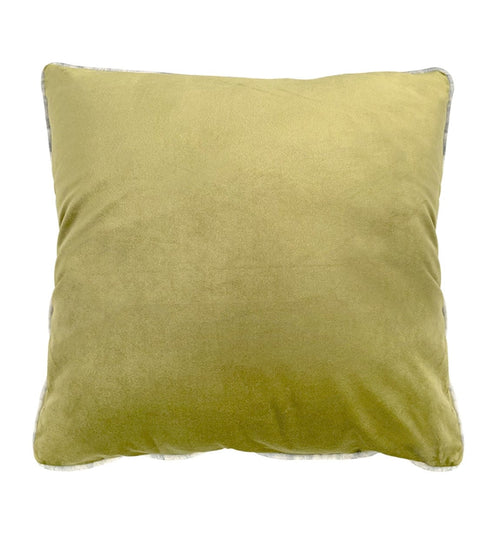 Moycor Cuscino decorative in tessuto sfoderabile Oscar Verde, 45 x 45 cm