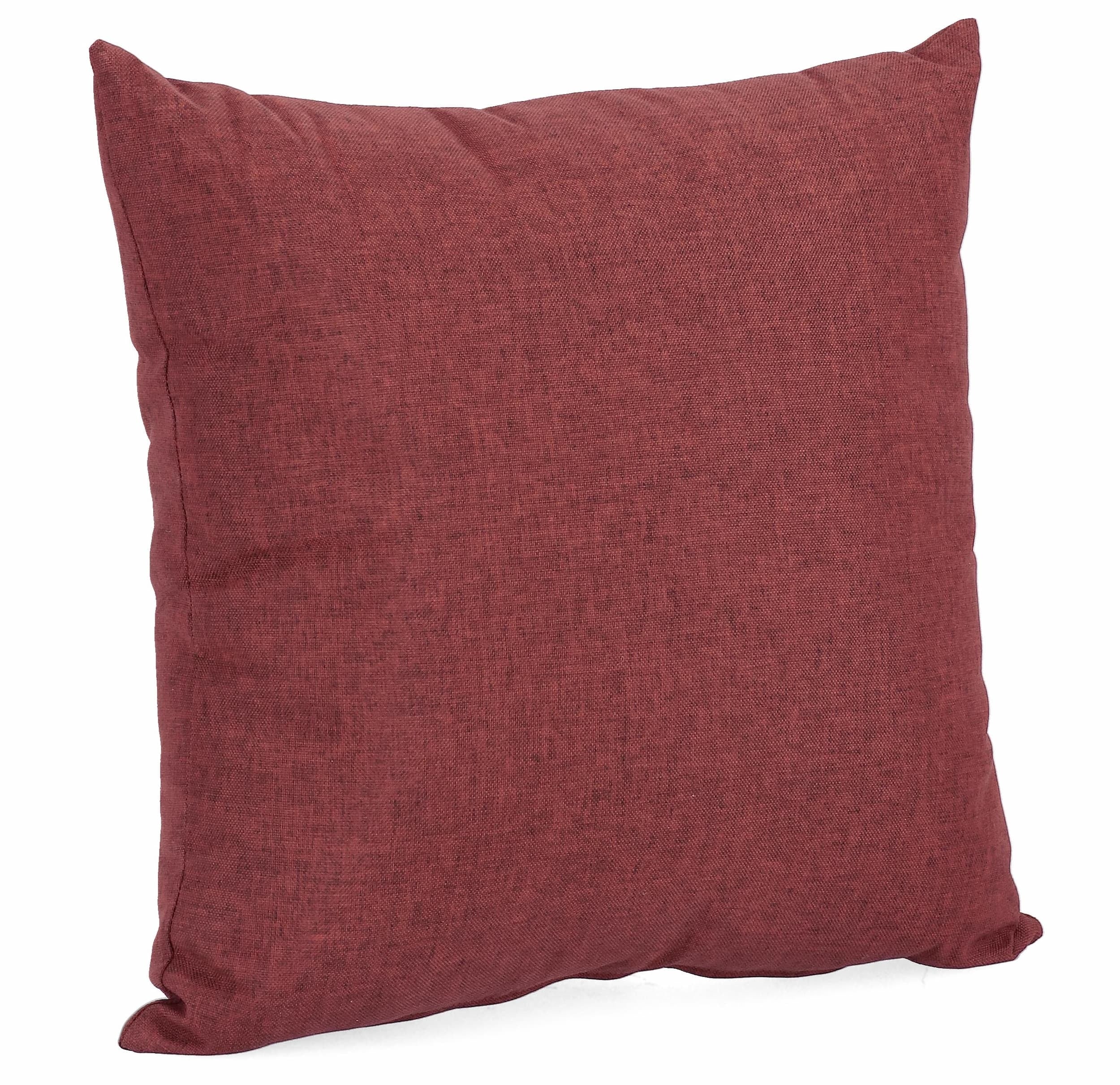Bizzotto Cuscino decorative in tessuto sfoderabile Royal Borgogna