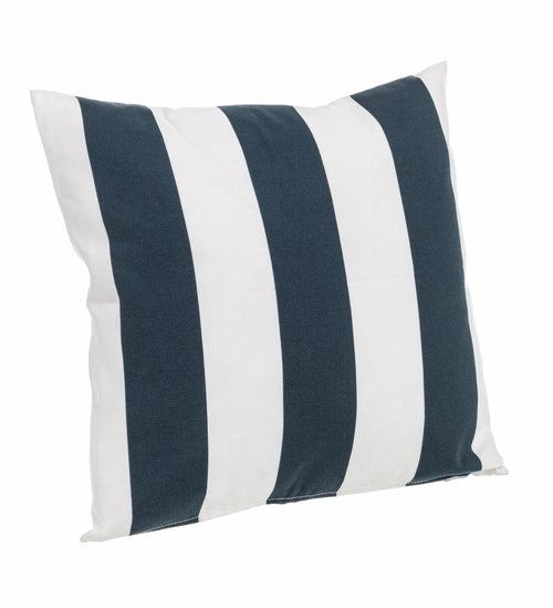 Bizzotto Cuscino decorative in tessuto sfoderabile Stripes Blu
