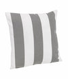 Bizzotto Cuscino decorative in tessuto sfoderabile Stripes Grigio