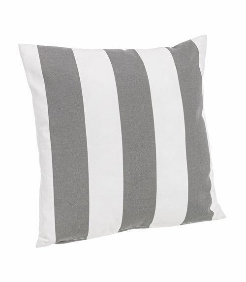 Bizzotto Cuscino decorative in tessuto sfoderabile Stripes Grigio