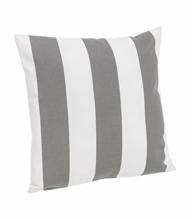 Bizzotto Cuscino decorative in tessuto sfoderabile Stripes Grigio
