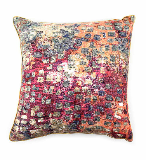 Moycor Cuscino decorative in tessuto sfoderabile Tunez Multicolore, 45 x 45 cm
